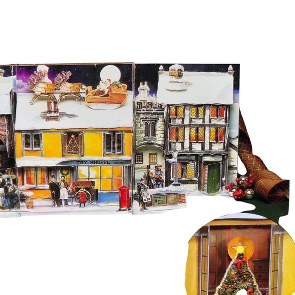 Victorian Advent Pop UP Book Christmas Holiday Thomas Nelson Regency 1993 VTG - Picture 6 of 16
